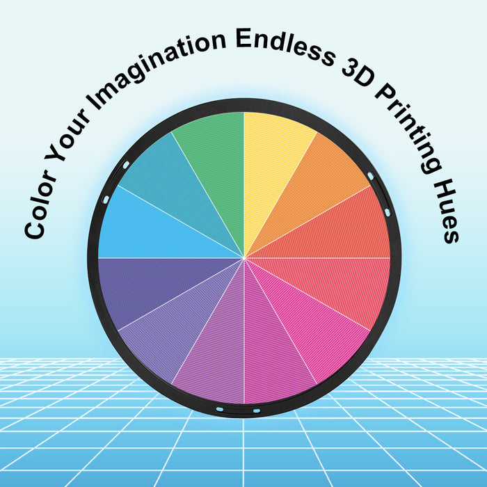 Lumizone 3D Printer Filament 1.75mm Dimensional Accuracy +/- 0.02mm, 1KG Spool(2.2lbs) Tangle-Free, Bubble-Free, Eco-Friendly, Compatible with Most FDM 3D Printers