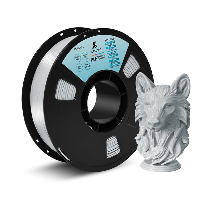 Lumizone 3D Printer Filament 1.75mm Dimensional Accuracy +/- 0.02mm, 1KG Spool(2.2lbs) Tangle-Free, Bubble-Free, Eco-Friendly, Compatible with Most FDM 3D Printers