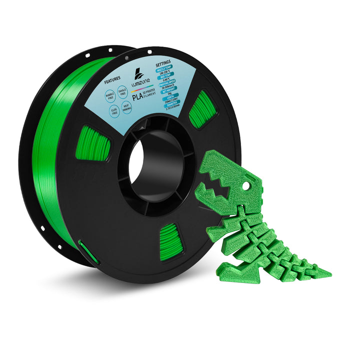 Lumizone 3D Printer Filament 1.75mm Dimensional Accuracy +/- 0.02mm, 1KG Spool(2.2lbs) Tangle-Free, Bubble-Free, Eco-Friendly, Compatible with Most FDM 3D Printers