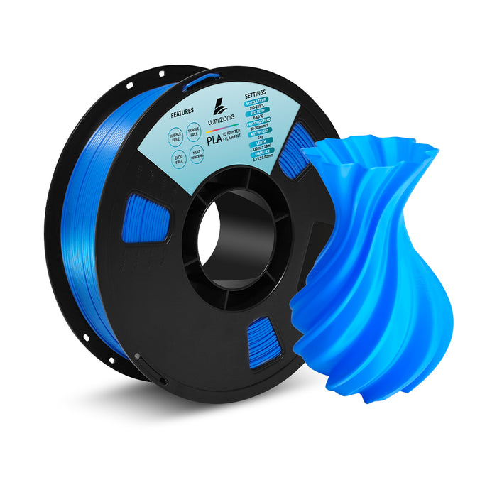Lumizone 3D Printer Filament 1.75mm Dimensional Accuracy +/- 0.02mm, 1KG Spool(2.2lbs) Tangle-Free, Bubble-Free, Eco-Friendly, Compatible with Most FDM 3D Printers