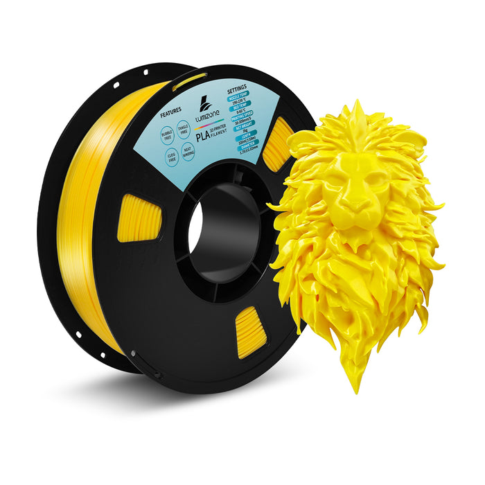 Lumizone 3D Printer Filament 1.75mm Dimensional Accuracy +/- 0.02mm, 1KG Spool(2.2lbs) Tangle-Free, Bubble-Free, Eco-Friendly, Compatible with Most FDM 3D Printers