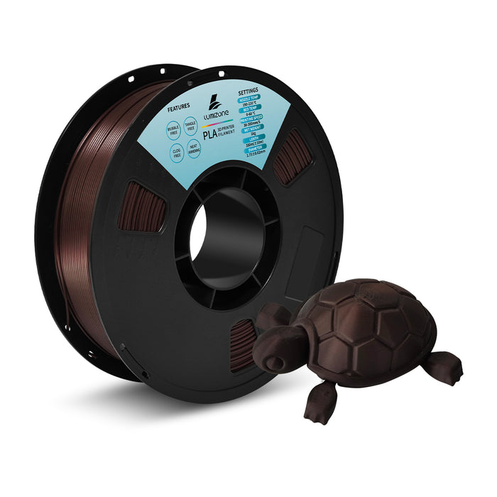 Lumizone 3D Printer Filament 1.75mm Dimensional Accuracy +/- 0.02mm, 1KG Spool(2.2lbs) Tangle-Free, Bubble-Free, Eco-Friendly, Compatible with Most FDM 3D Printers