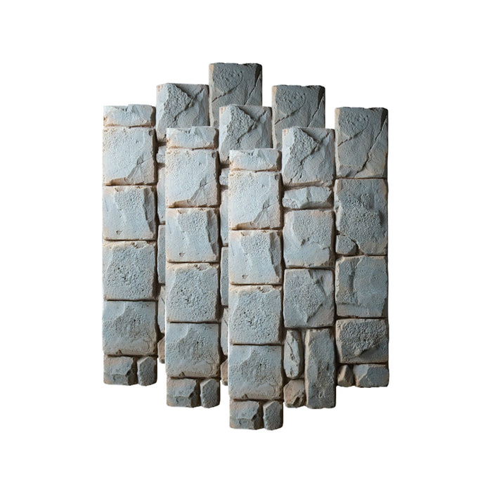 Lumizone High-Density Polyurethane Faux Stone Siding Panels for Interior and Exterior Decor Wall Covering Panels Random Stone Crushed Stone Siding Panel Wall Panel