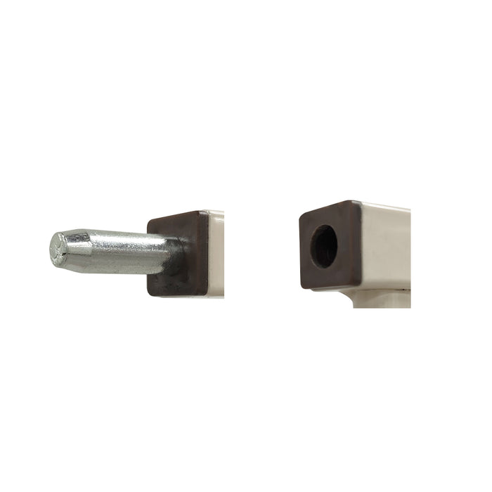 Lumizone Dual-Lock Pet Gate & Extension - Pin & Hole