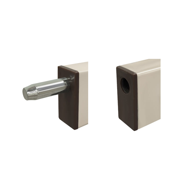 Lumizone Dual-Lock Pet Gate & Extension - Pin & Hole