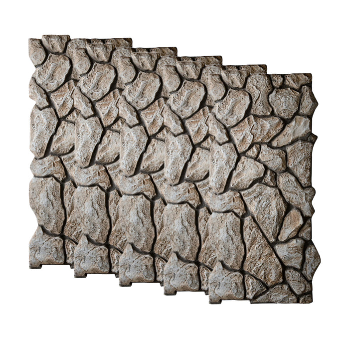 Lumizone High-Density Polyurethane Faux Stone Siding Panels for Interior and Exterior Decor Wall Covering Panels Random Stone Crushed Stone Siding Panel Wall Panel