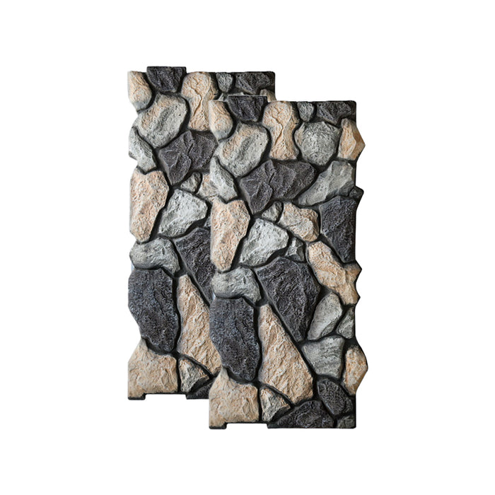 Lumizone High-Density Polyurethane Faux Stone Siding Panels for Interior and Exterior Decor Wall Covering Panels Random Stone Crushed Stone Siding Panel Wall Panel