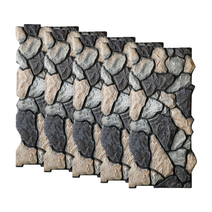 Lumizone High-Density Polyurethane Faux Stone Siding Panels for Interior and Exterior Decor Wall Covering Panels Random Stone Crushed Stone Siding Panel Wall Panel