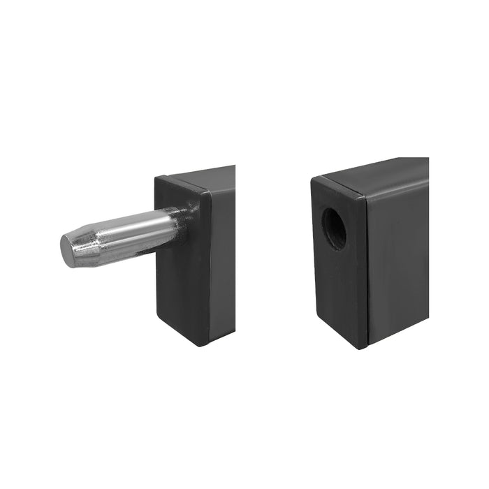 Lumizone Dual-Lock Pet Gate & Extension - Pin & Hole